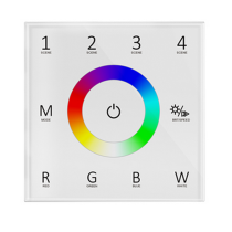 Controlador de pared LUX-RGBW-P-T4 SERIE LUX