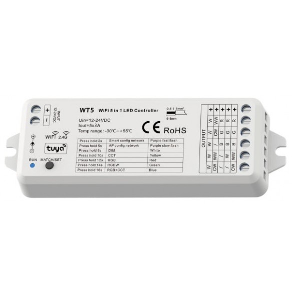 Controladorserie SMART-WIFI-WT5