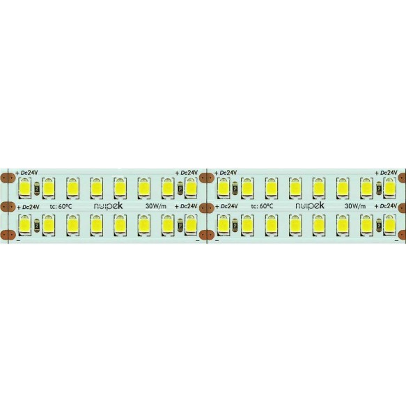 Tira de led 30W/m 24V color blanco Serie Line (320 /led/m)