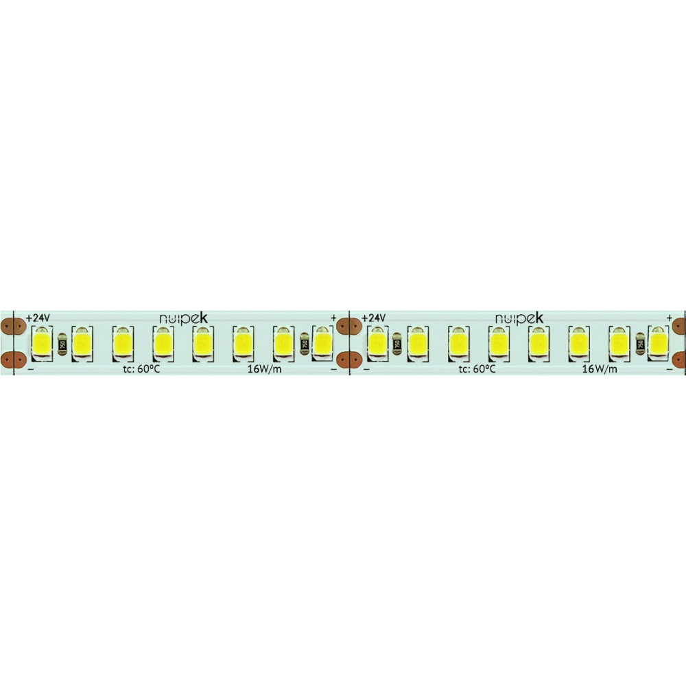 Tira de led 16W/m 24V color blanco Serie LINE (160 led/m)