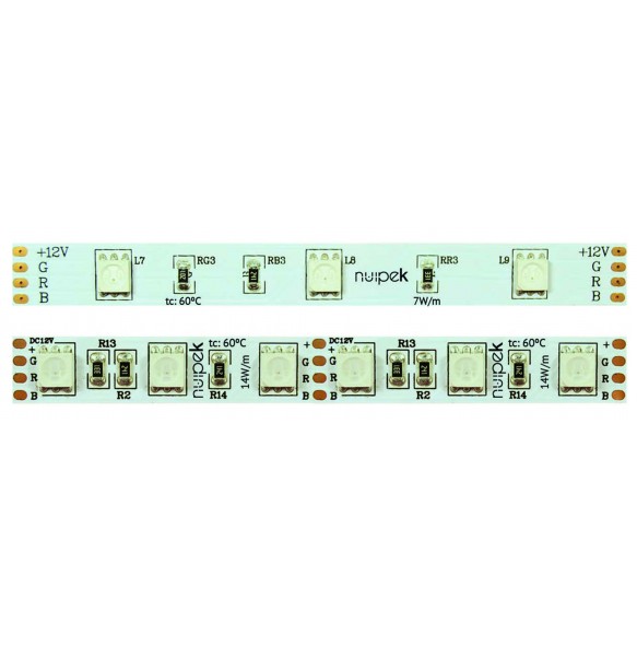 Tira de led RGB 12V 7W-14W  Serie LINE