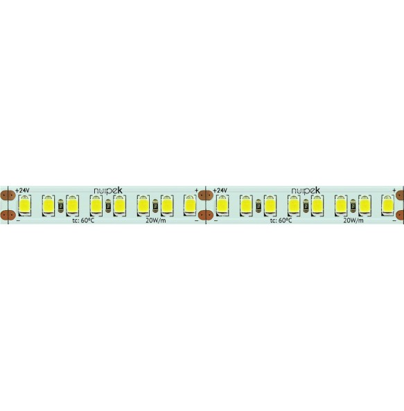 Tira de led 20W/m 24V color blanco Serie Line