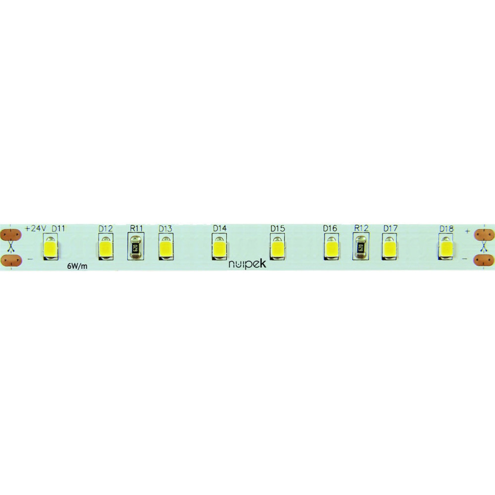 Tira de led 6W/m 24V color blanco Serie LINE (80 led/m)